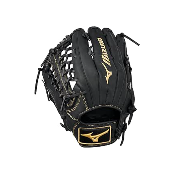 Mizuno Luva de beisebol GMVP1275P4 MVP Prime Outfield 32,36 cm, Shock 2 Web, mão esquerda