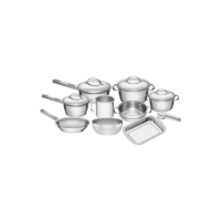 Jogo De Panelas Tramontina Inox Allegra 10p Com Pegador
