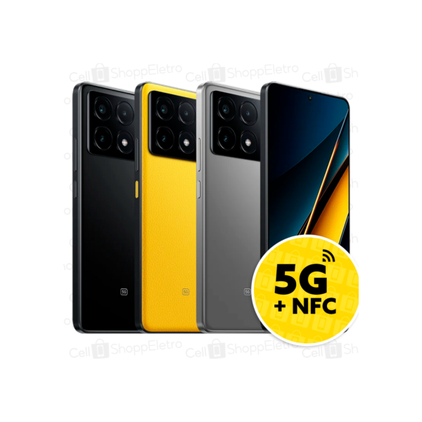 Celular Xiaomi Poco X6 Pro 5G NFC Global Dual Sim Camera 64MP AMOLED 6.67 8GB + 256GB / 12GB + 512GB