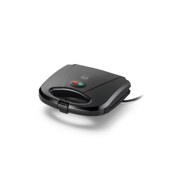 Sanduicheira Minigrill Gourmet 220V com 750W Chapa Dupla e com Revestimento Antiaderente Preta Multilaser - CE044