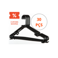 30 unidades cabide redondo resistente adulto