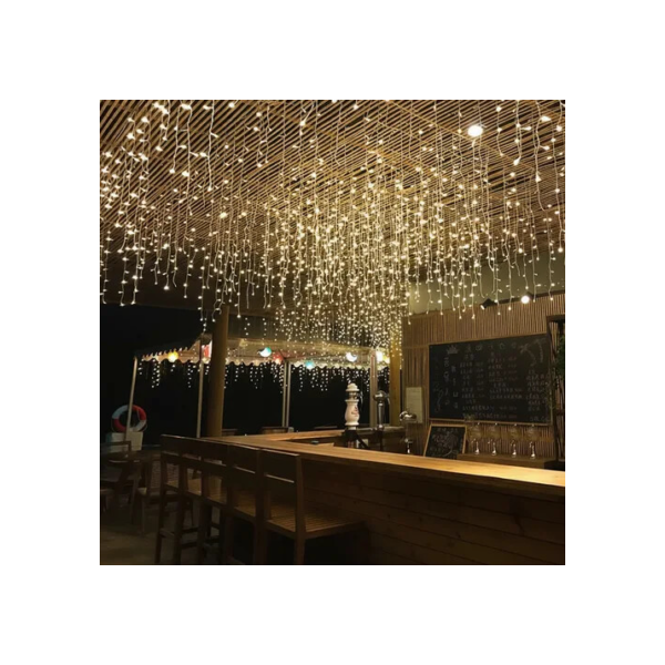 Cascata 400 Led 10m Natal Prova D Agua Cor Bf E Bq 110v