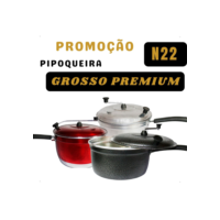 Pipoqueira Alumínio N22 Panela Para Pipoca 4,8L Polida Com Cabo Utensilios Cozinha Pipoca Gourmet