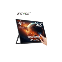 Monitor touchscreen portátil UPERFECT de 18,5" 120hz 1080P FreeSync Mobile Touch Display com USB C Mini HDMI para PC Mac HUAWEI Xiaomi Phone
