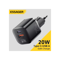 Essager 20w gan usb tipo c carregador pd carga rápida telefone qc 3.0 carregadores rápidos para iphone 14 13 12 11 pro max mini ipad carregamento
