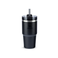 Stanley - Copo Quencher H2.0 FlowState 591ml - Copo de aço inoxidável com tampa, isolamento a vácuo, para água, chá gelado, café, smoothies e muito mais, Black 2.0