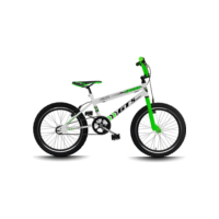 Bicicleta Aro 20 BMX aero cross infantil GT Sprint Cross R20 Freio V-Brake Branco e Verde