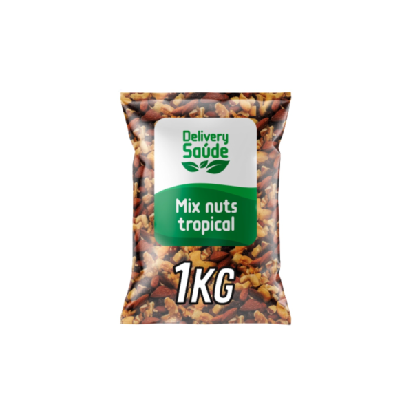 MIX PREMIUM NUTS 1KG Castanha de Caju/Castanha do Pará/Amêndoas/Nozes/Cranberry/Uva Passas/Amendoim