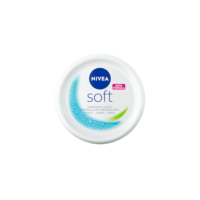 NIVEA Creme Soft 48g - Hidratação suave para rosto, mãos e corpo com fórmula leve e refrescante