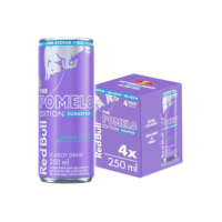 Pack de 4 Latas Red Bull Energético, Pomelo Edition, Sem Açúcar, 250ml