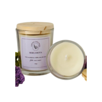 Vela Aromática Bergamota  | Artesanal Perfumada 70gr | Cera de Coco