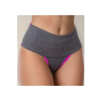 Kit 10 Calcinhas Fitness Cós Alto Com Compressão Pra Barriga