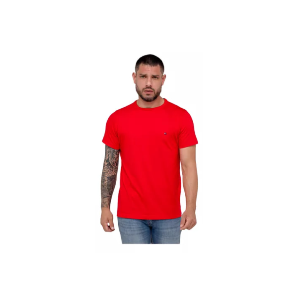 Camiseta Masculina Tommy Hilfiger Estampa Pequena Logo
