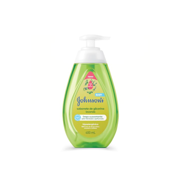Sabonete Líquido Glicerina Lavanda JOHNSON’S® Baby, 400mL