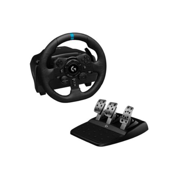 Volante Logitech G923 para PS5, PS4 e PC com Force Feedback TRUEFORCE, Pedais Responsivos, Launch Control - 941-000148