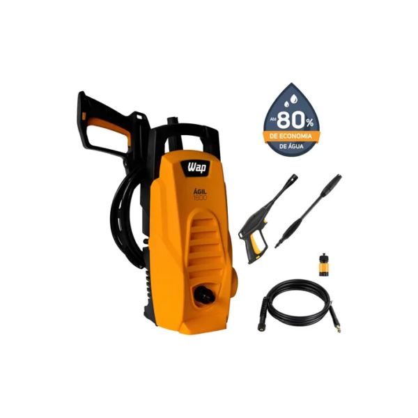 Lavadora De Alta Pressão 1400w 1300psi 300l/h Wap Ágil 1800