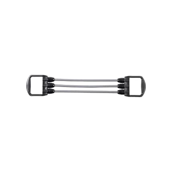 Atrio Acessorio Para Ginastica, Expansor Fitness Cinza Preto Es233 Adulto Unissex, Cinza/Preto, Padrão