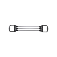 Atrio Acessorio Para Ginastica, Expansor Fitness Cinza Preto Es233 Adulto Unissex, Cinza/Preto, Padrão