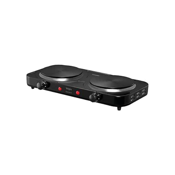 Fogão Elétrico Portátil Cooktop 2 Bocas Elgin - 110V
