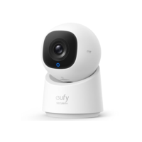 eufy Security Indoor Cam C220 Câmera de Segurança Wi-Fi 2.4GHz, 2K, Cobertura 360°, Alerta de Movimento/Pessoa com Visão Noturna, Rastreamento por IA, Compatível HB3