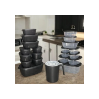 Super Kit 21 Peças Potes De Plástico Bpa Free Para Cozinha