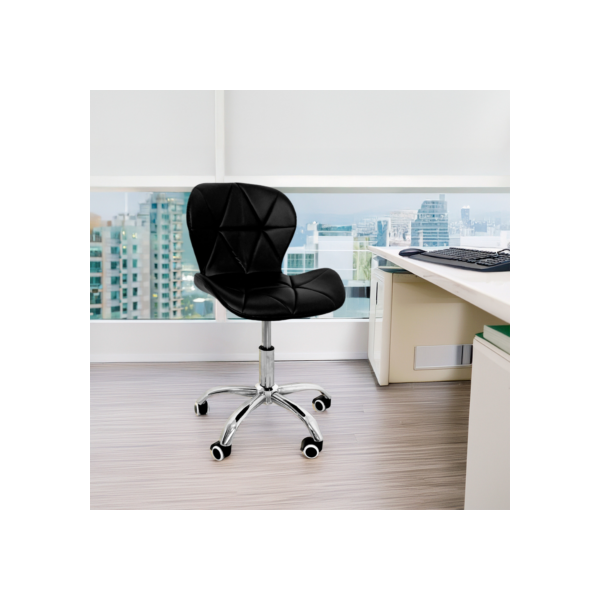 Cadeira Escritório Slim Vegas Base Giratória Estofada Home Office