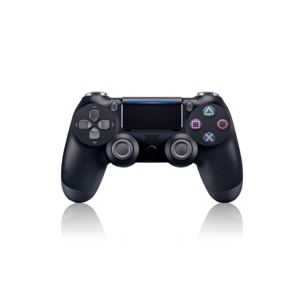 Controle Bluetooth para PS4/PC/TV/Android, Bateria 800mAh, 10m Alcance, Vibração Dupla, Gyroscope 6 Eixos, Preto (1)