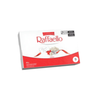 Ferrero Rocher Raffaello Confetteria Wafer Com Recheio Cremoso - Coco - Amêndoa - 90 g - 10 g - Unidade - 1 - 9 - Caixa