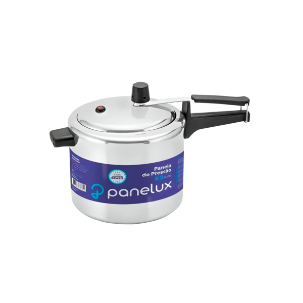 Panela de Pressão 4,5 Litros Alumínio Polido Fechamento Interno Classic - Panelux