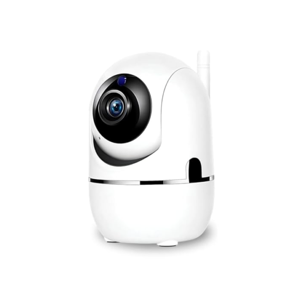 Câmera Smart Segurança Baba Eletrônica Ip WiFi Giratória Panorâmica Visão Noturna Microfone Antena Full HD Pet Vigilância Ambientes Internos e Externos Compatível Com SmartPhones PREMIUM