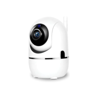 Câmera Smart Segurança Baba Eletrônica Ip WiFi Giratória Panorâmica Visão Noturna Microfone Antena Full HD Pet Vigilância Ambientes Internos e Externos Compatível Com SmartPhones PREMIUM