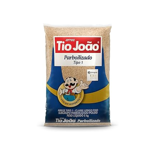 Tio João Arroz Parboilizado - 5Kg