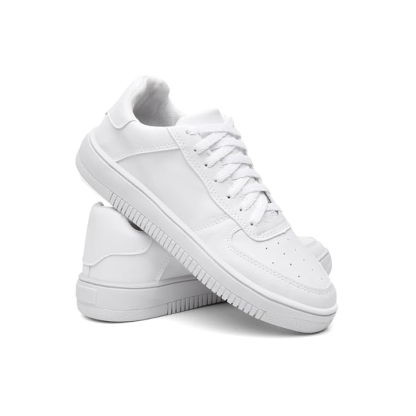 Tênis Masculino Casual Urbano Solado Macio Clássico - Branco/40
