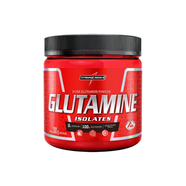 Glutamine L-Glutamina Isolada 100% Sem Sabor 300g Integralmédica