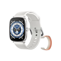 HAYLOU RS5 Smartwatch,2.01"AMOLED Display Bluetooth Telefone Chamada Relógio Inteligente para Homens e Mulheres,Duas Alças,Assistente de Voz,IP68(Branco)