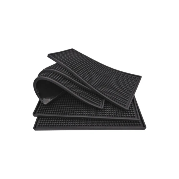 Vittak tapete escorredor de louça em silicone porta copos pratos cor preto