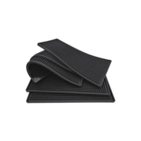 Vittak tapete escorredor de louça em silicone porta copos pratos cor preto