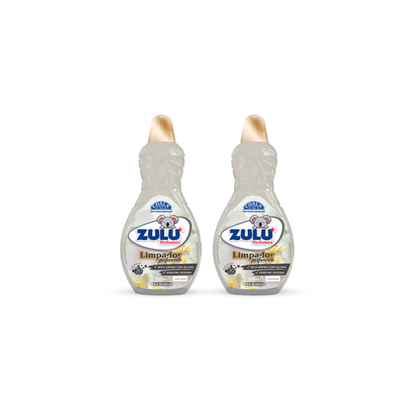 kit Limpador Zulu Perfumes Chá Branco 500 ml