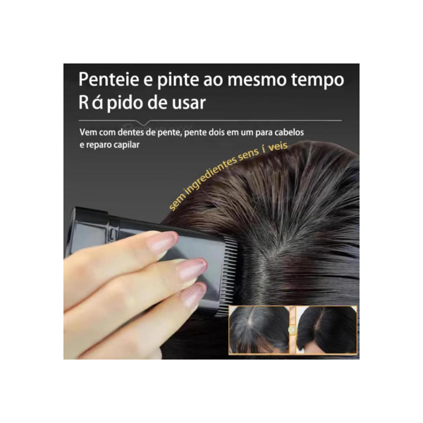 Pente De Tintura De Cabelo , Giz De Cor Secagem Rápida , Cuidados Com O Ferramenta De Estilo Natural De Longa Duração Pa