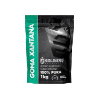 Goma Xantana 1Kg - 100% Puro Importado - Soldiers Nutrition