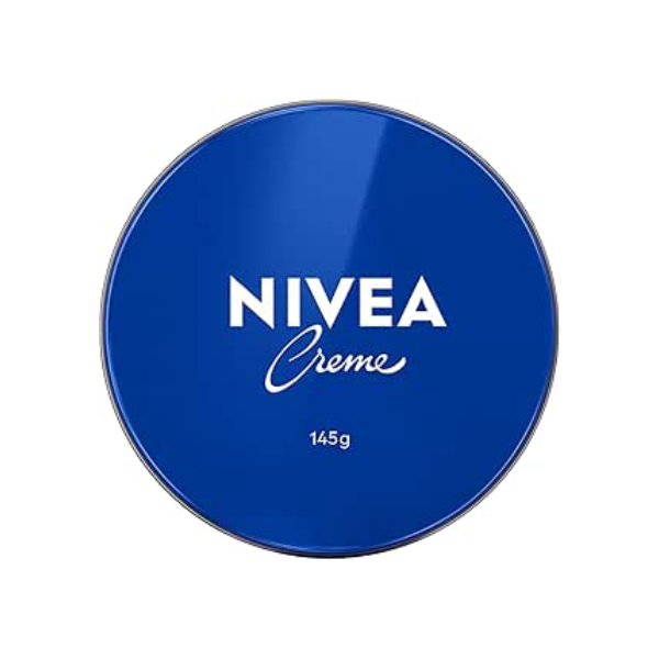 NIVEA Creme Lata - Hidratação profunda para as áreas mais ressecadas como cotovelo, calcanhar, joelho, mãos e pés, também protege do frio e cuida da pele tatuada - 145g