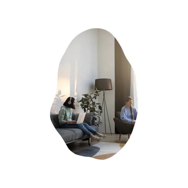 Espelho Orgânico Parede Lopazzi 70x50 Lapidado C/ Suporte Sem Moldura