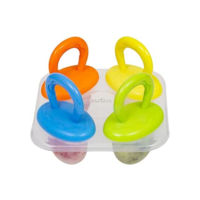 Forminha de Picolé Buba Divertidas Livres de BPA Infantil Cor:Amarelo