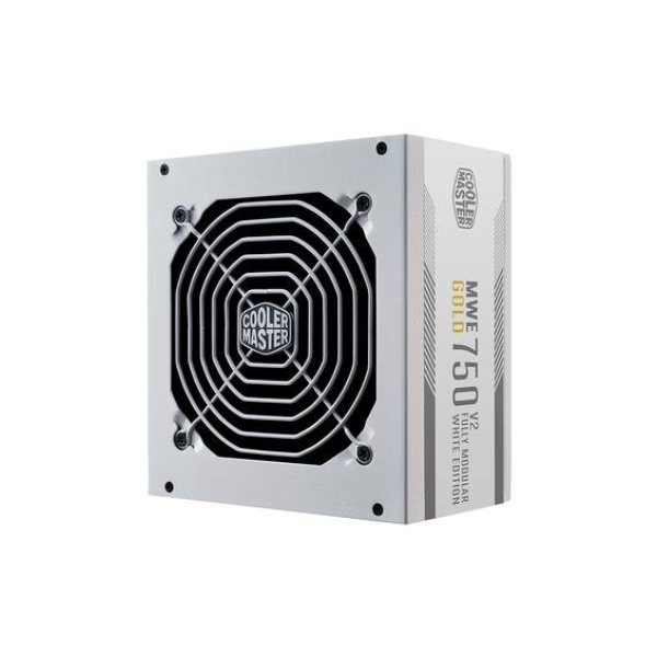 Fonte Cooler Master MWE Gold V2 FM, 750W, 80 Plus Gold, Modular, PFC Ativo, Sem Cabo, Branco - MPE-7501-AFAAG-3GWO