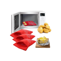 Bolsa/Saco De Microondas Reutilizavel Para Assar Batata 25X19Cm