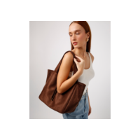 bolsa tote texturizada mindset marrom