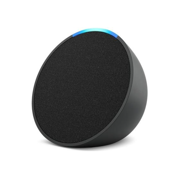 Echo Pop Amazon, com Alexa, Smart Speaker, Som Envolvente, Preto - B09WXVH7WK