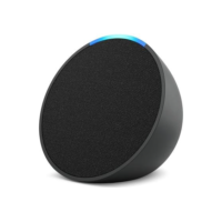 Echo Pop Amazon, com Alexa, Smart Speaker, Som Envolvente, Preto - B09WXVH7WK