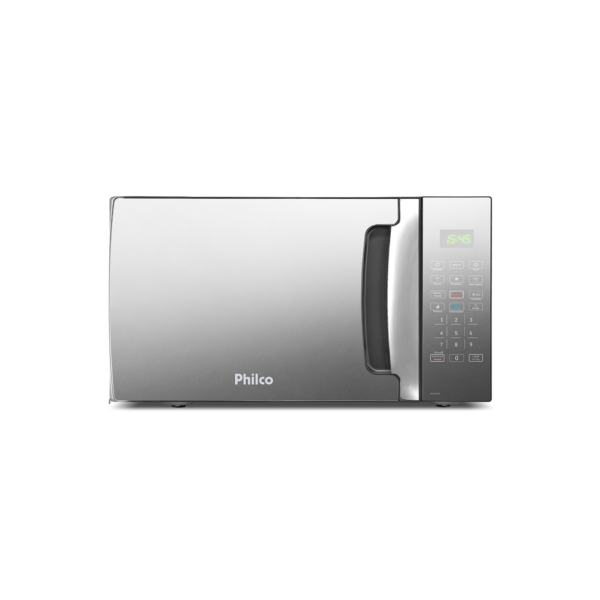 Microondas Philco PMO30EP 28 Litros Preto Com Porta Espelhada 1400w