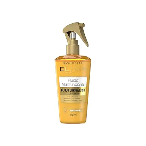 Fluido Multifuncional de Uso Obrigatório E.lixir BEAUTYCOLOR - Máscara Líquida e Leave-in Termoprotetor - 150ml